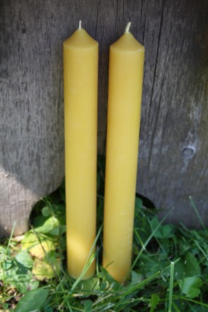 Colonial Taper Organic Beeswax Candle